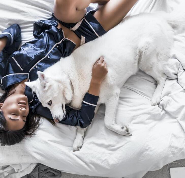 es bueno dormir con tu mascota